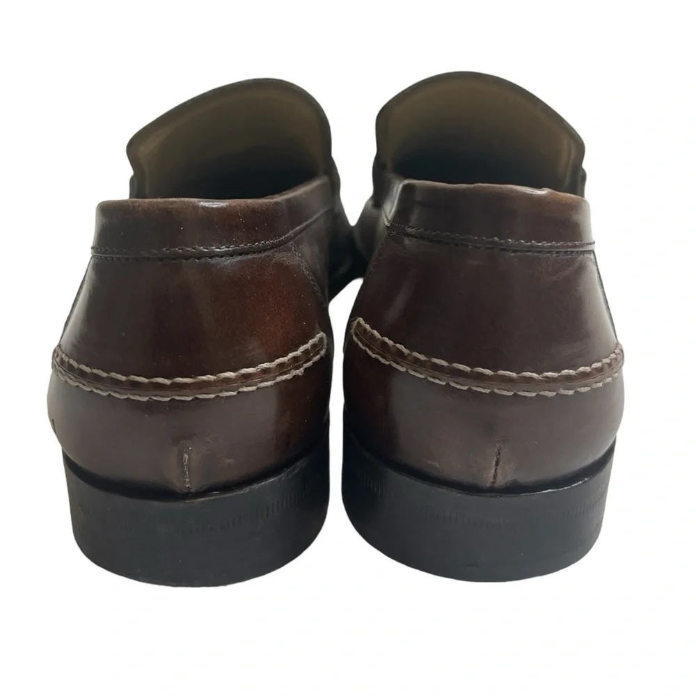 Rare Salvatore Ferragamo Florence Brown Leather Loafers - Italy size 9